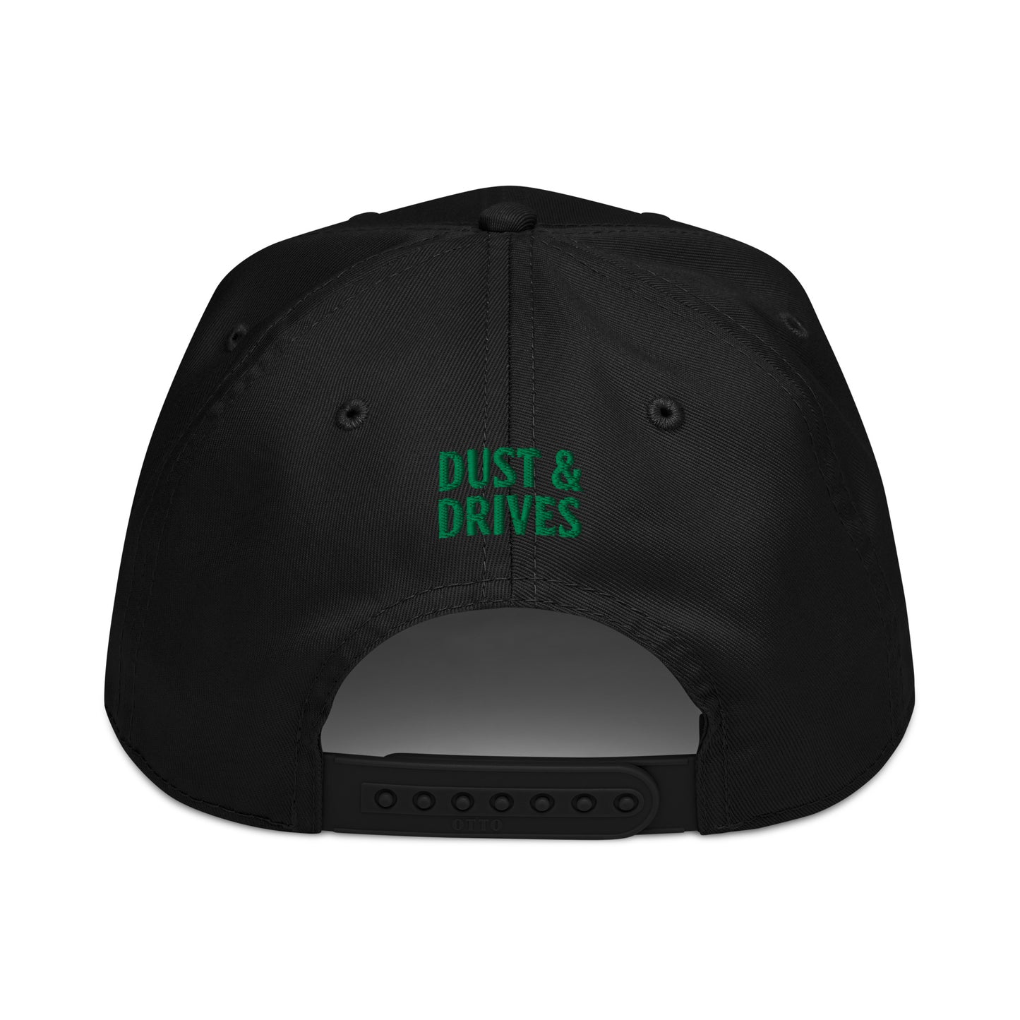 No Regrets | Green Text | 5 Panel Cap