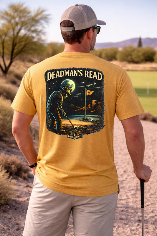 Deadman's Read | Black Text | Short Sleeve T-Shirt