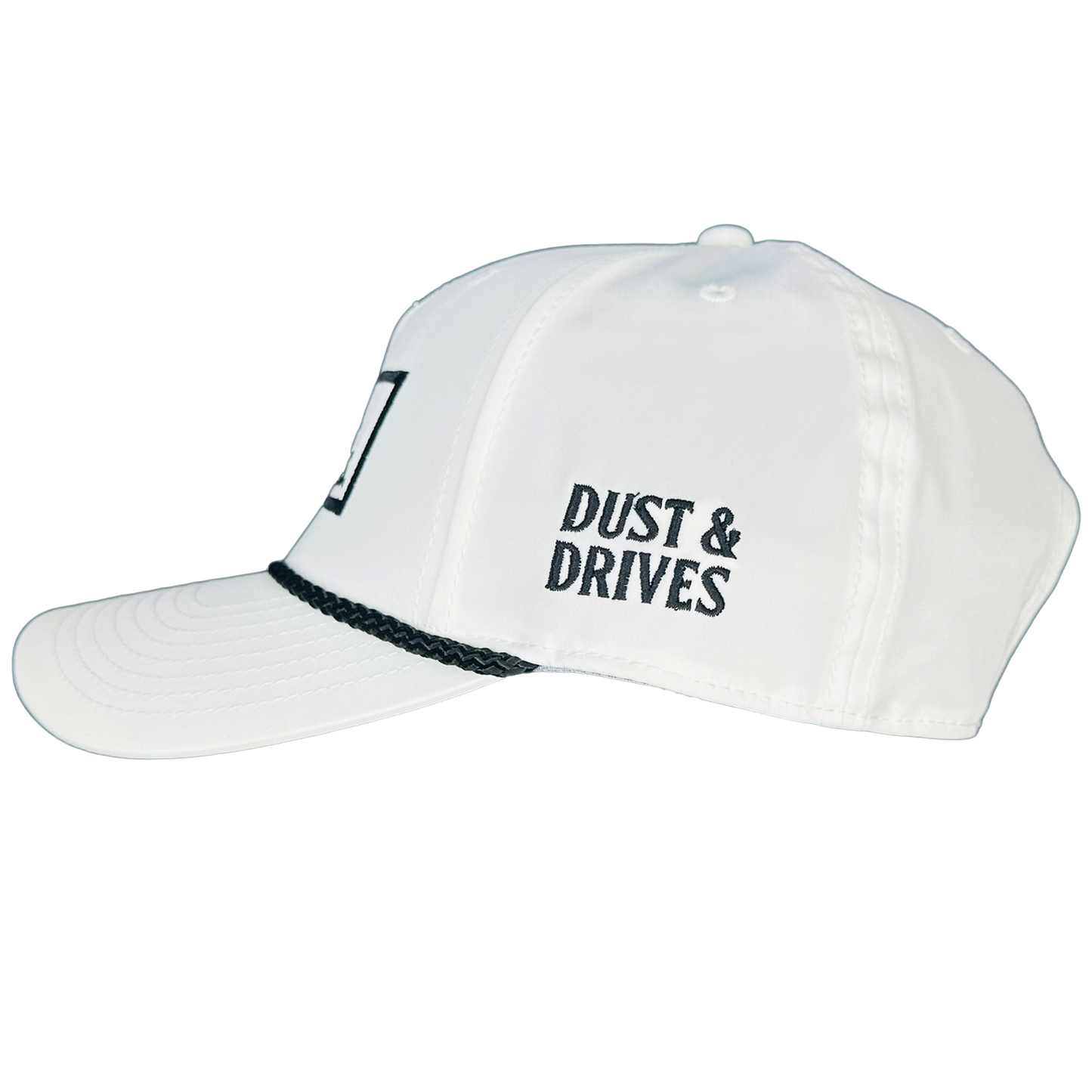 No Regrets | Black Text | Classic Rope Cap