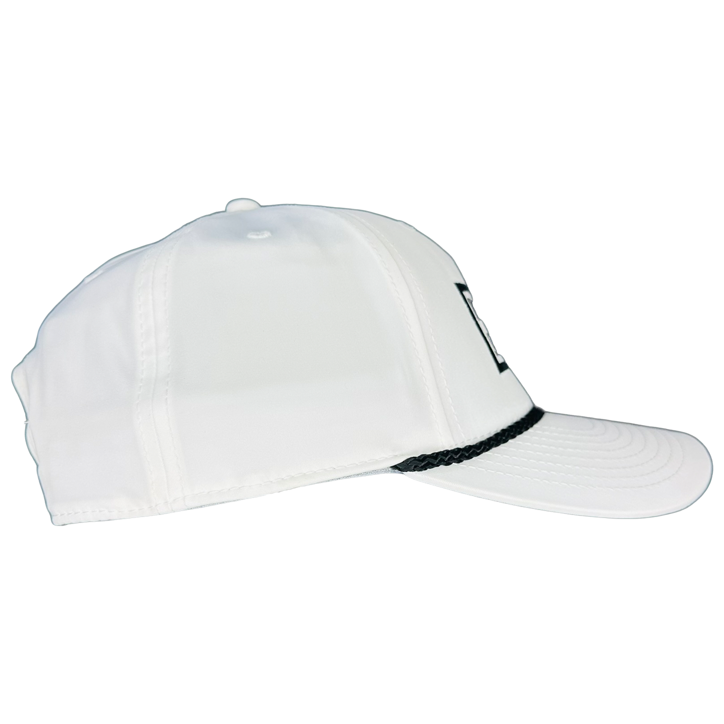 No Regrets | Black Text | Classic Rope Cap