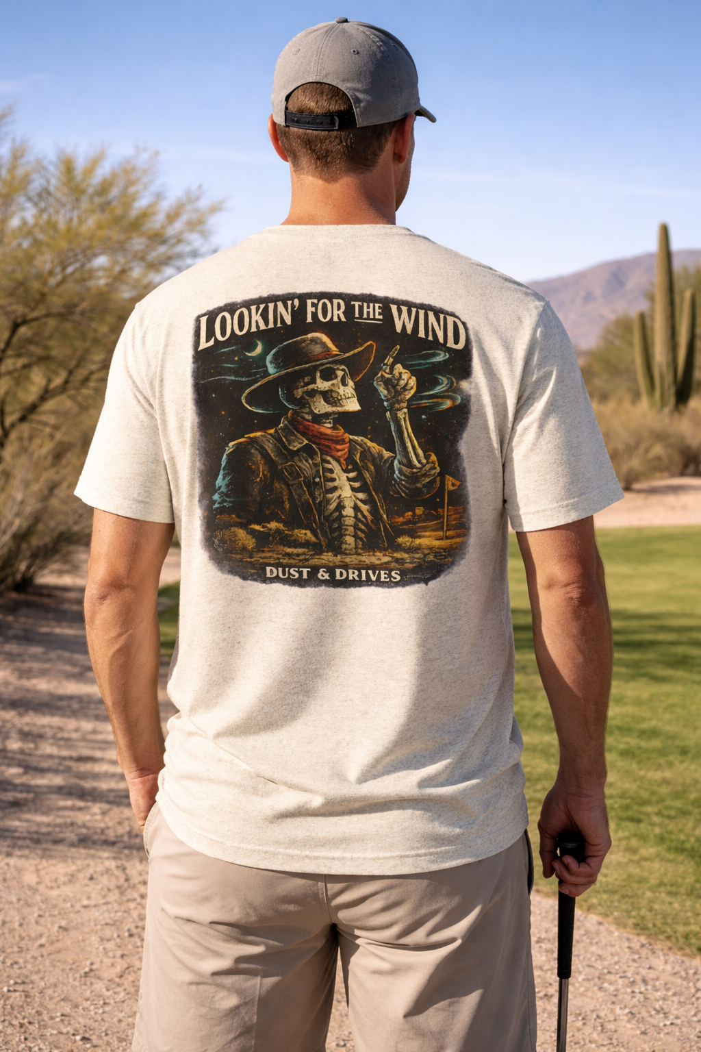 Lookin for the Wind | Black Text | Short Sleeve T-Shirt