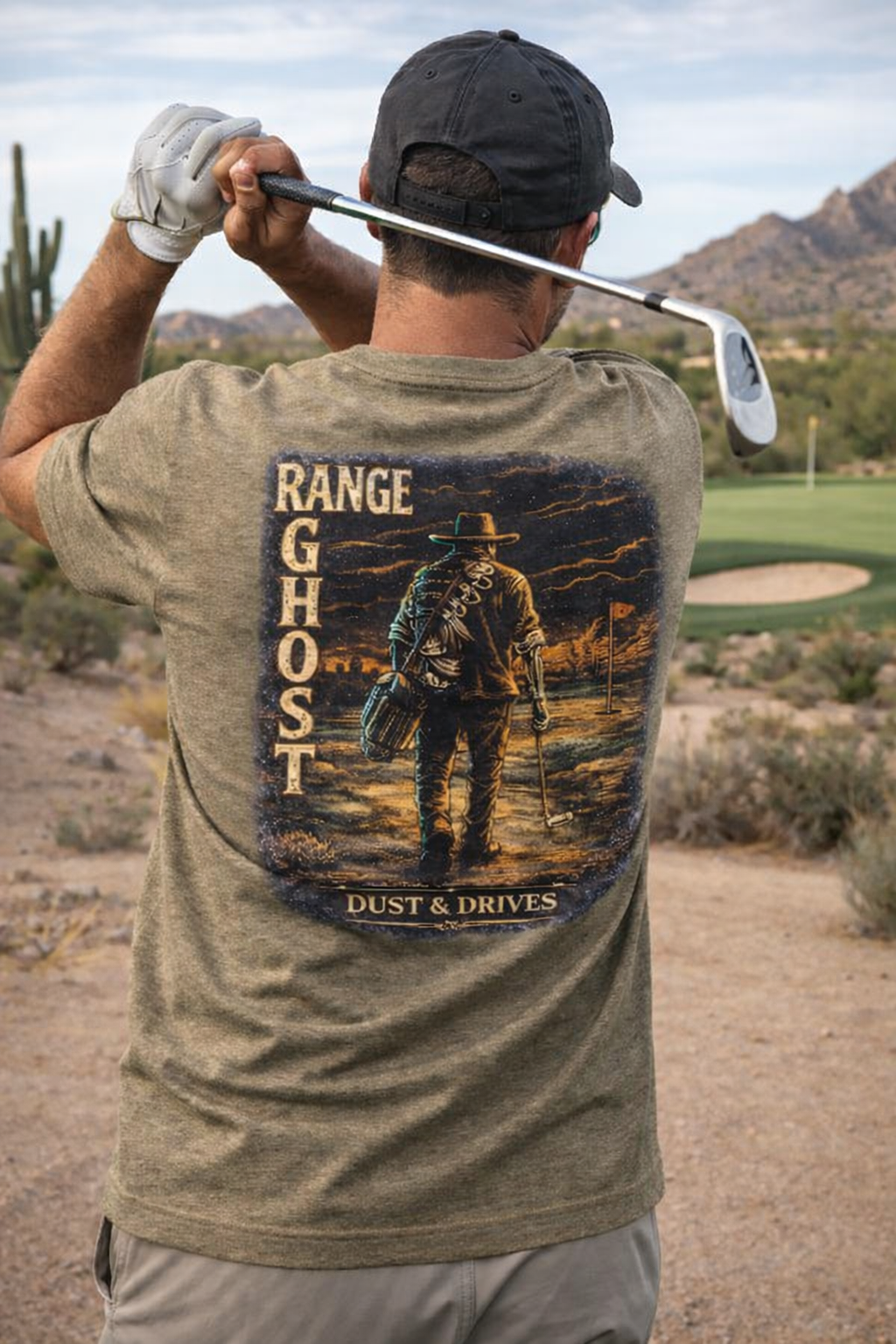 Range Ghost | Black Text | Short Sleeve T-Shirt