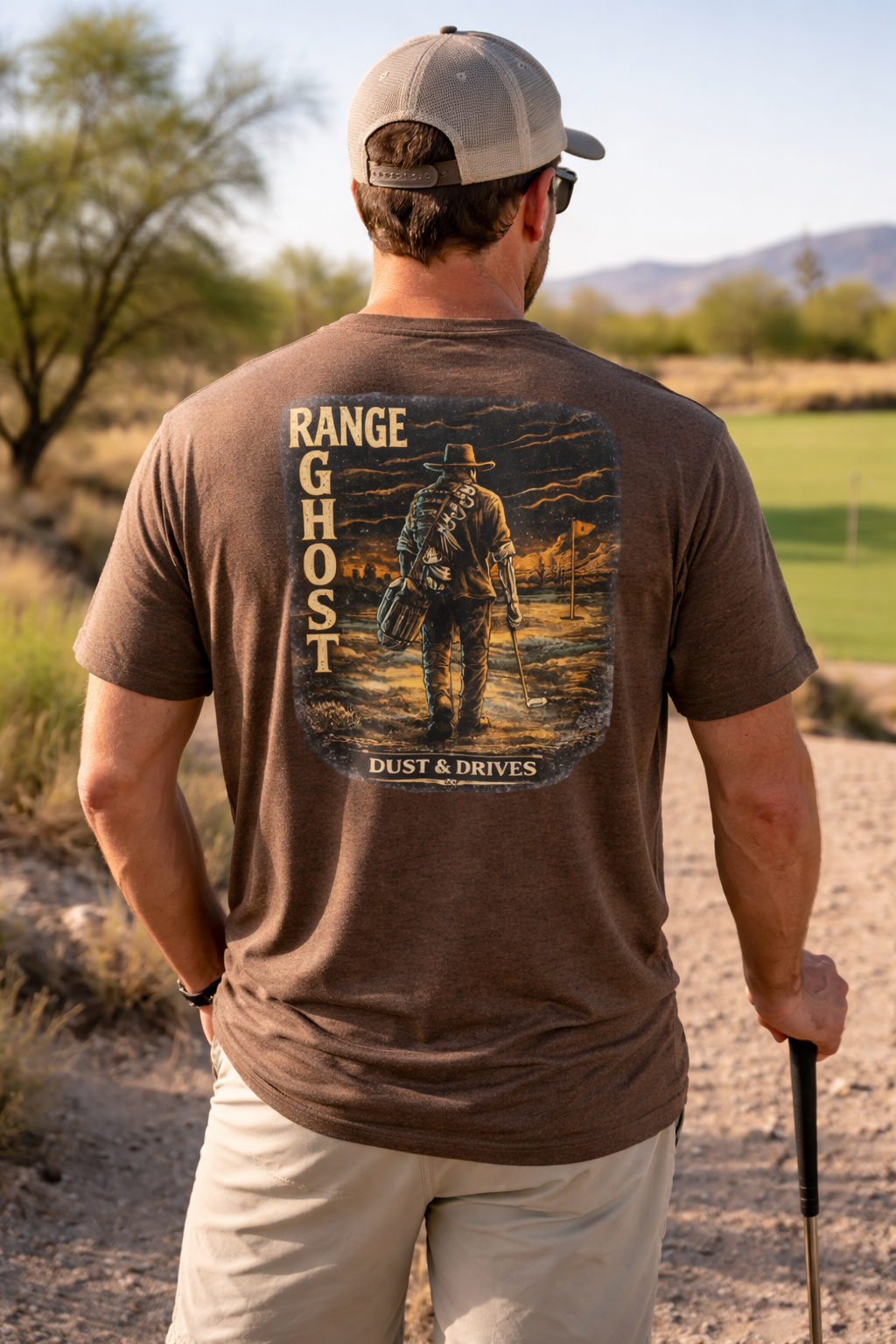 Range Ghost | White Text | Short Sleeve T-Shirt